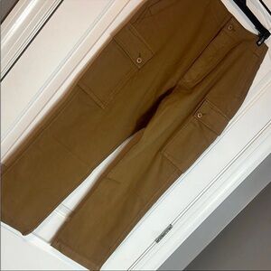 Women's Sundry Tan Cargo Pants